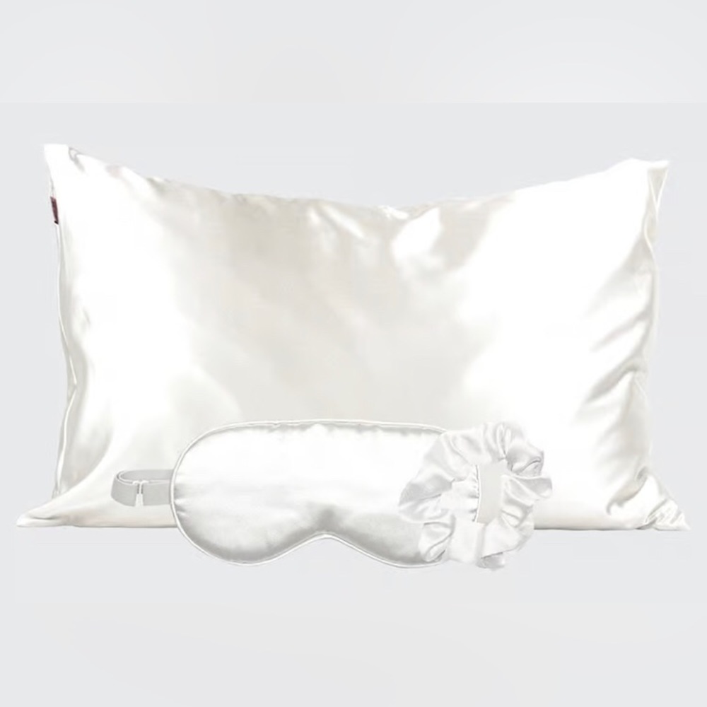 /kit•sch/ BEAUTY - The Satin Sleep Set - Ivory